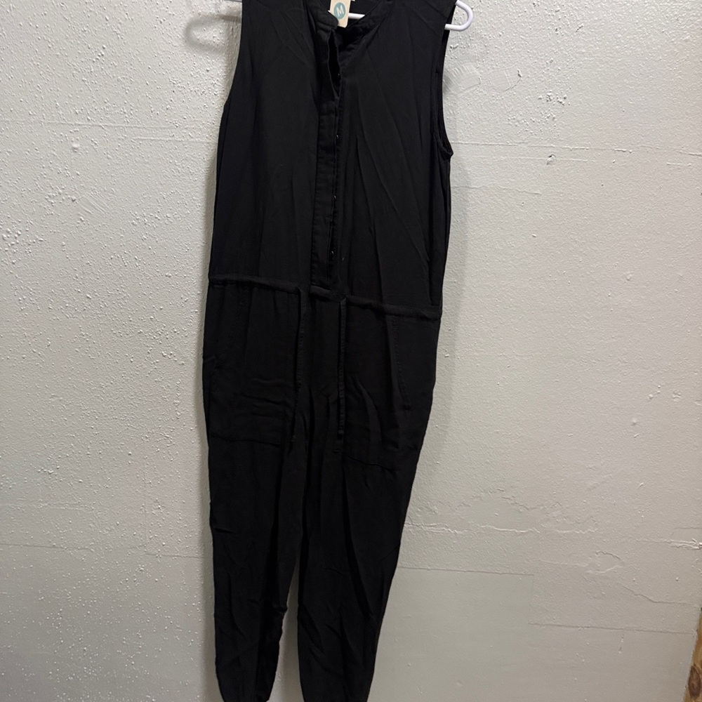 Splendid Black‎ Sleeveless Jumpsuit